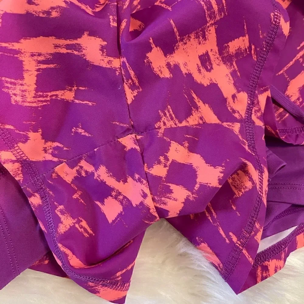Champion Purple & Orange Running Shorts | SZ M